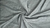 Laser cut Deep Grey Color Suede Fabric - G.k Fashion Fabrics