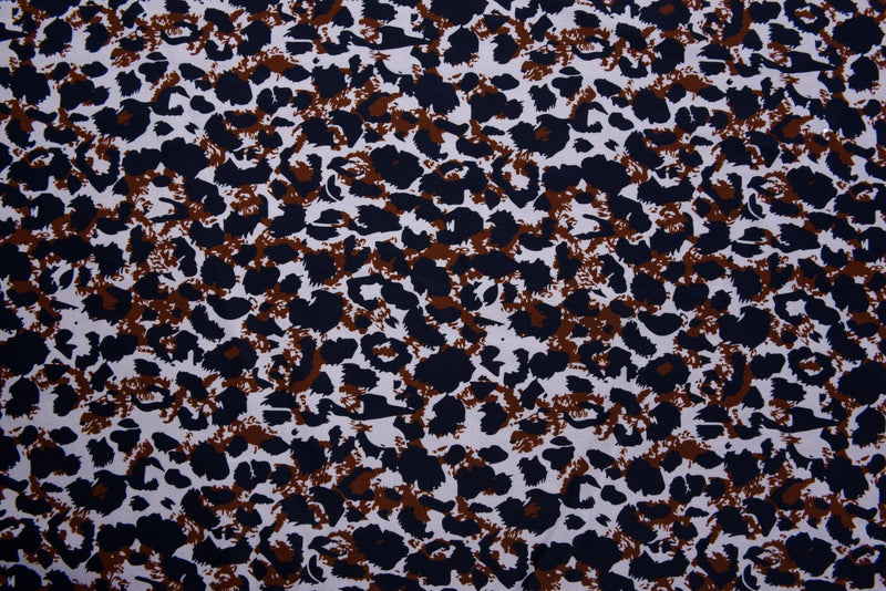 Leopard Print Nylon Swimwear Fabric - 587A - G.k Fashion Fabrics swimwear