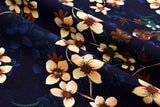 Linen Cotton Blend Boutique floral Print- Design -11 - G.k Fashion Fabrics