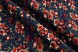 Linen Cotton Blend Daisy Floral Print - Design - 12 - G.k Fashion Fabrics
