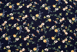 Linen Cotton Blend Vintage Floral Print - Design - 14 - G.k Fashion Fabrics