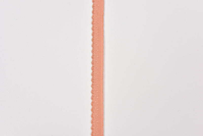 Lingerie Elastic Strap / Picot & Scallop Edging - G.k Fashion Fabrics Rose Gold