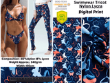 Magic Butterfly Print Nylon Swimwear Fabric - WHY567B - G.k Fashion Fabrics swimwear
