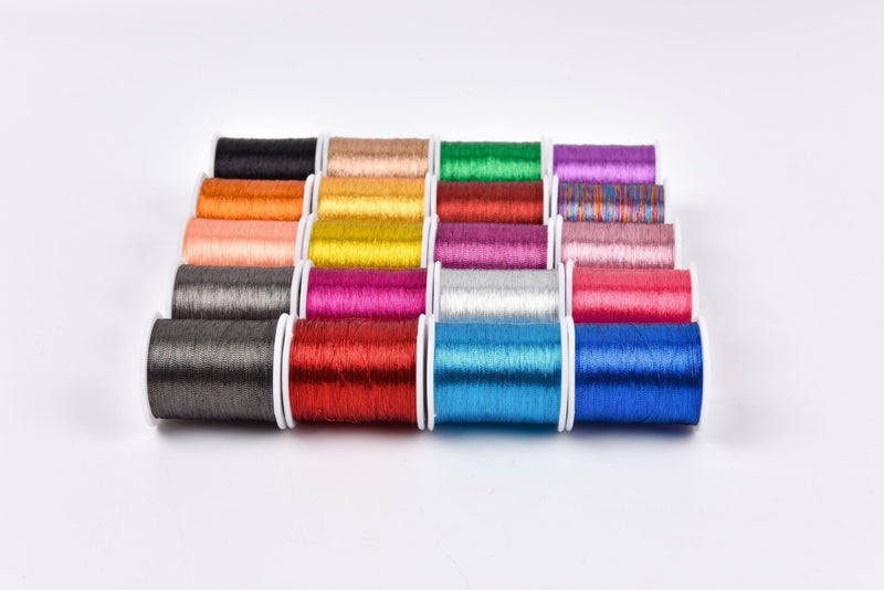Metallic embroidery threads - G.k Fashion Fabrics