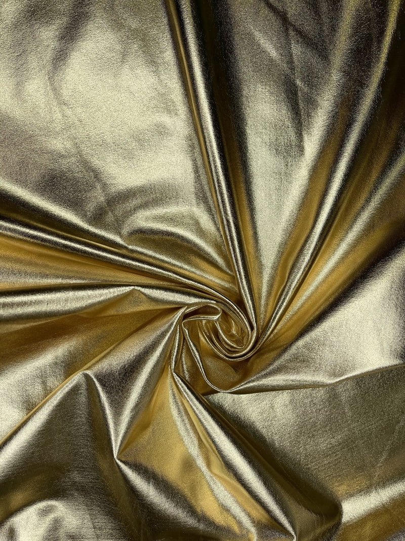 Metallic Foil Spandex Lame - G.k Fashion Fabrics