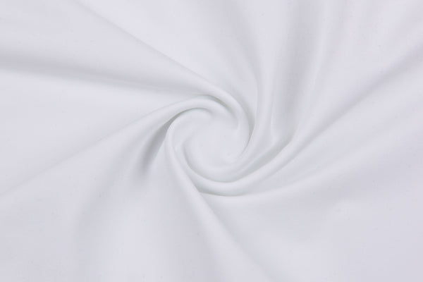 Milky Touch Matte Stretch Nylon Lycra/ Elastane Jersey Single Knit Sportswear Dressmaking Fabric - G.k Fashion Fabrics Optical White - 050 / Price per Half Yard swimwear