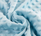 Minky Dimple Dots Fleece Fabric nippy fleece - G.k Fashion Fabrics