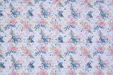 Minky Dots Fleece Flower Digital Print Fabric - 6026 - G.k Fashion Fabrics Ecru - 51 / Price per Half Yard minky