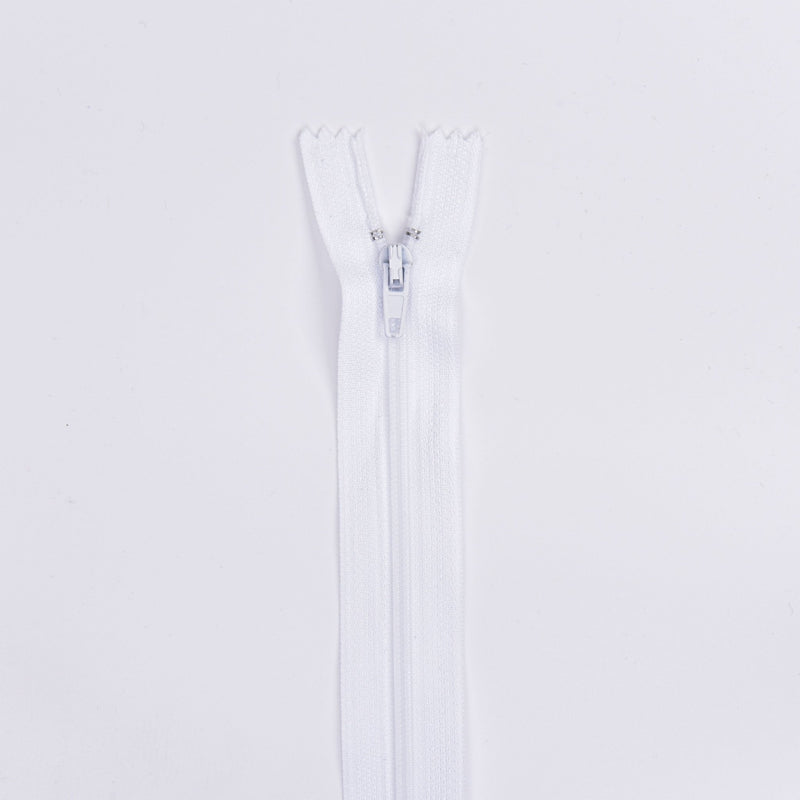 Multi Purpose Zippers 20 cm Close End - G.k Fashion Fabrics White / 8 inches (20cm) Zippers