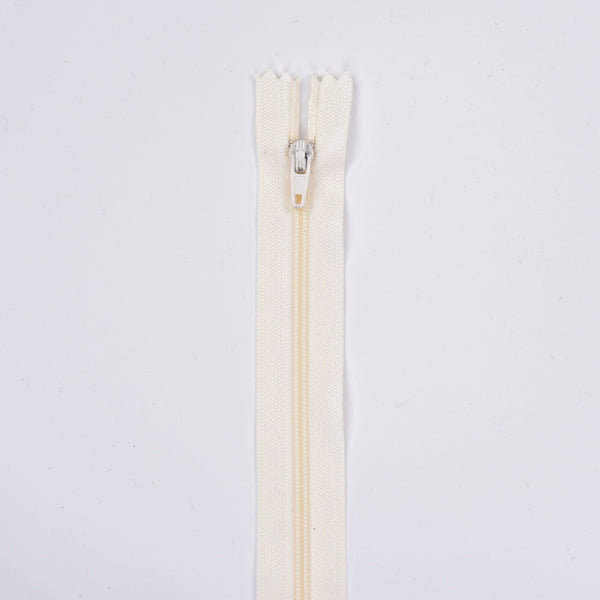 Multipurpose Zippers - G.k Fashion Fabrics Cream / 10.24" inches ( 26 cm) Zippers