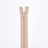 Multipurpose Zippers - G.k Fashion Fabrics Mocha Latte / 10.24" inches ( 26 cm) Zippers