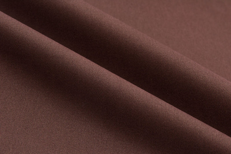 Natural Cotton Stretch Twill Fabric Peach Finishing Hand Feel- 5076 - G.k Fashion Fabrics Brown - 58 / Price per Half Yard cotton
