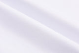 Natural Cotton Stretch Twill Fabric Peach Finishing Hand Feel- 5076 - G.k Fashion Fabrics White - 50 / Price per Half Yard cotton