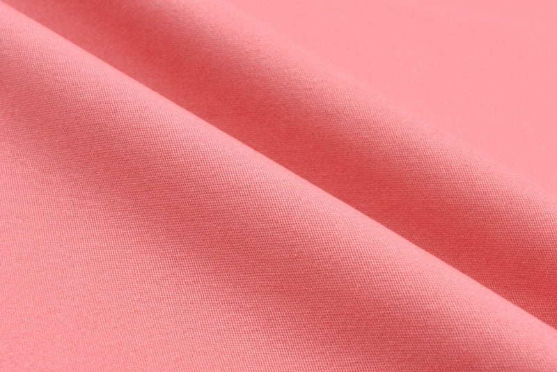 Natural Cotton Stretch Twill Fabric Peach Finishing Hand Feel- 5076 - G.k Fashion Fabrics Porcelain Rose - 1313 / Price per Half Yard cotton