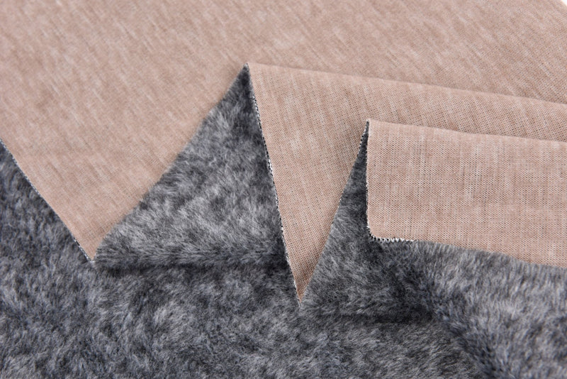 Feathers Boho Alpine Fleece Fabric, Sweatshirt Fabric, Hoodie Fabric ,  Sweater Fabric , Cotton Fabric , Fleece Fabric , With Fur 