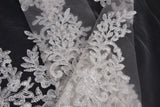 Nylon Mesh Bridal Wear Embroidery Fabric - GK- 6606/22 - G.k Fashion Fabrics