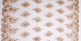 Nylon Mesh Embroidery Bridal Wear Beaute Des Veux Fabric - GK 6648/22 - BTK - 202207-2 - G.k Fashion Fabrics