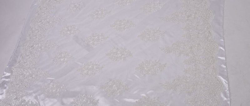 Nylon Tulle Bridal Wear 3d Embroidery Fabric - G.k Fashion Fabrics