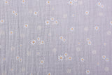 Organic Double Gauze Daisy Print Muslin Fabric - G.k Fashion Fabrics
