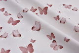 Organic Knit Cotton Spandex Jersey Butterfly Digital Print Fabric - 5081 - G.k Fashion Fabrics Ecru - 151 / Price per Half Yard jersey