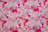 Organic Knit Cotton Spandex Jersey Roses Digital Print Fabric - 6045 - G.k Fashion Fabrics Rose - 1611 / Price per Half Yard jersey