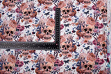 Organic Knit Cotton Spandex Jersey Skulls Digital Print Fabric - 5043 - G.k Fashion Fabrics jersey
