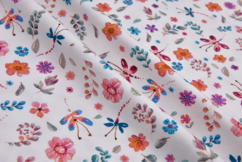 Floral Print Cotton Fabric-120001