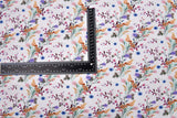 Organic Knit Cotton Spandex Jersey Wild Flowers Digital Print Fabric - 5037 - G.k Fashion Fabrics jersey