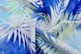 Palm Leaves Print Nylon Swimwear Fabric - WLL240A - G.k Fashion Fabrics swimwear