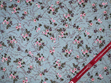 Pastel Floral Print - Washed 100% Cotton Poplin Reactive Print -8004 - G.k Fashion Fabrics cotton poplin