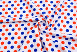 Polka Dots Print Nylon Swimwear Fabric - G.k Fashion Fabrics swimwear