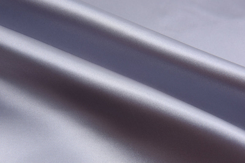 Silver Bridal Shiny Satin Polyester Fabric 60 Wide -  Canada