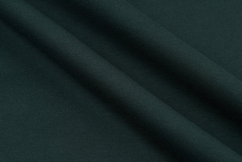 Ponte Roma Viscose Nylon Spandex Knit Fabric - 6657 - G.k Fashion Fabrics Dark Green / Price per Half Yard