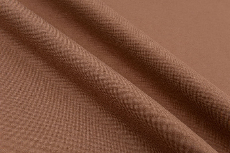 Ponte fabric- a rare combo of polyester, rayon and spandex.