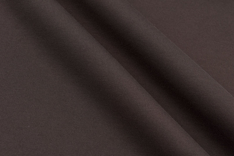 TOFFEE Ponte Roma Fabric TOFFEE Solid Knit Fabric TOFFEE Ponte Di Roma  Fabric by the Yard 1 Yard Style 410 