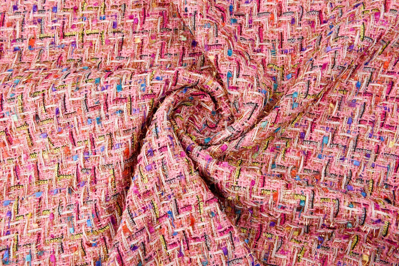 Wool Blended Tweed Fabric Premium Designer Made – G.k Fashion Fabrics