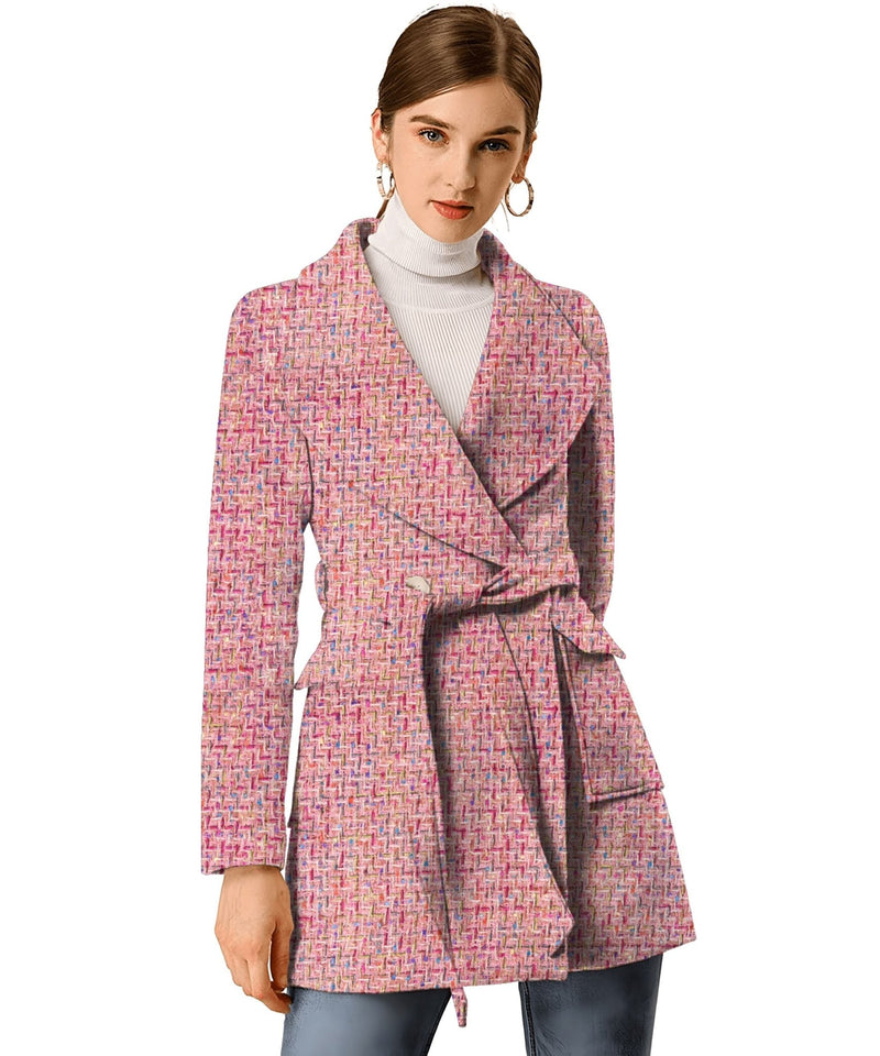 Premium Designer Made Wool Blended Tweed Fabric - G.k Fashion Fabrics