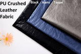 PU Crushed Leather Fabric - G.k Fashion Fabrics fabric