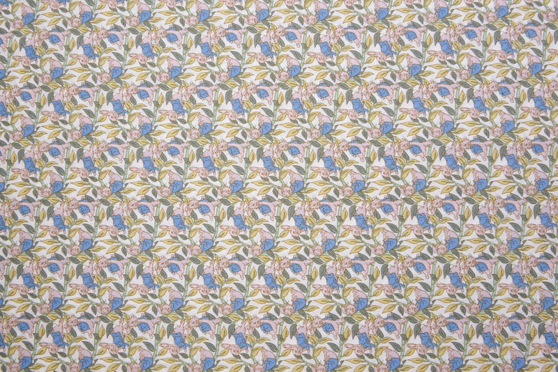 Easter Rabbits Print - Washed 100% Cotton Poplin - 8080 - G.k Fashion Fabrics cotton poplin