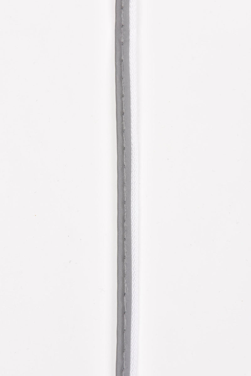 Reflective Piping Cord 8mm, 5 Yards Pack - G.k Fashion Fabrics Silver without Mesh / 5 Yards Pack Haberdashery