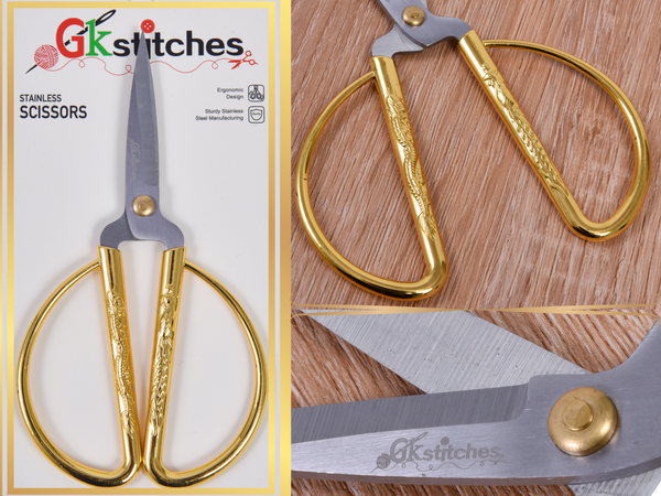 Stainless Scissors with Vintage Style Handle - G.k Fashion Fabrics