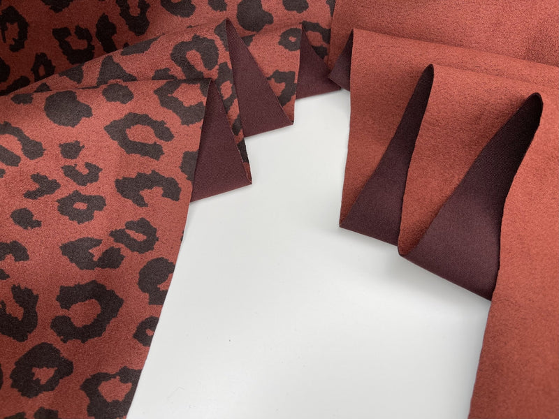 Scuba Suede Animal Print Fabric - G.k Fashion Fabrics