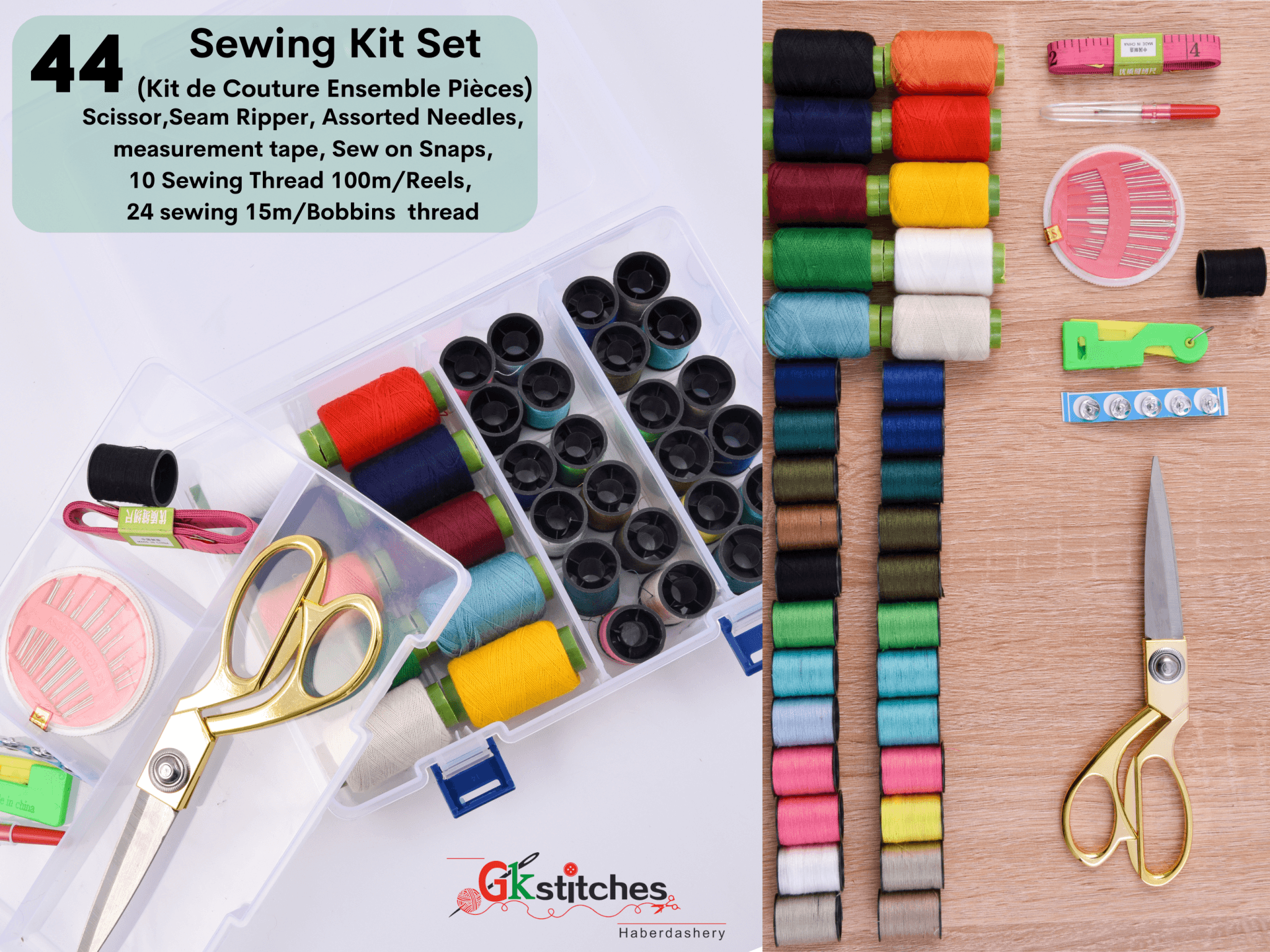 Sewing Set (44 Pieces ) – G.k Fashion Fabrics