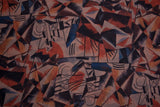 Silky Chiffon Geometrical Print Fabric - S1036 - G.k Fashion Fabrics chiffon