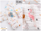 Six layers Muslin fabric digital Print Blanket - G.k Fashion Fabrics