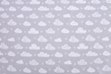 Softshell Digital Clouds Print Fabric - G.k Fashion Fabrics