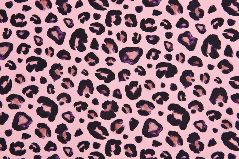 Leopard Print Shells Softshell Digital Pink Leopard Print Fabric – G.k Fashion Fabrics