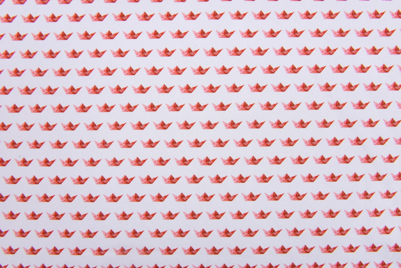 Softshell Digital Print Fabric - G.k Fashion Fabrics Boat / Swatch 10cm x 10cm softshell