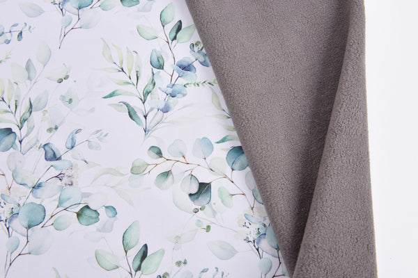 Softshell Digital Print Fabric - G.k Fashion Fabrics Eucalyptus / Price per Half Yard softshell
