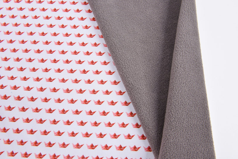 Softshell Digital Print Fabric - G.k Fashion Fabrics Boat / Price per Half Yard softshell